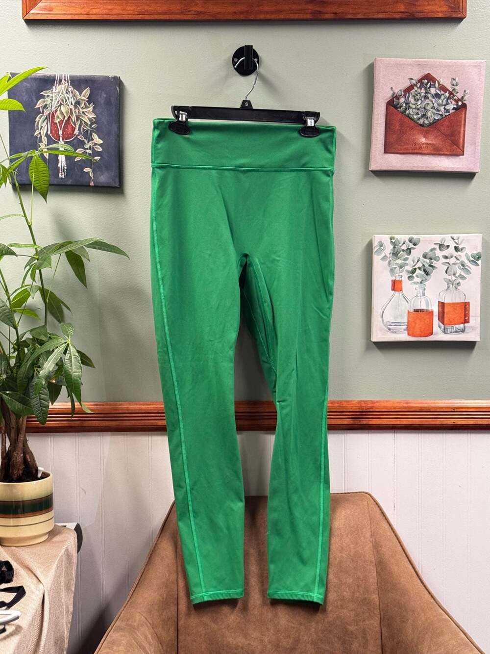 Fabletics Motion365 High-Waisted Green Leggings